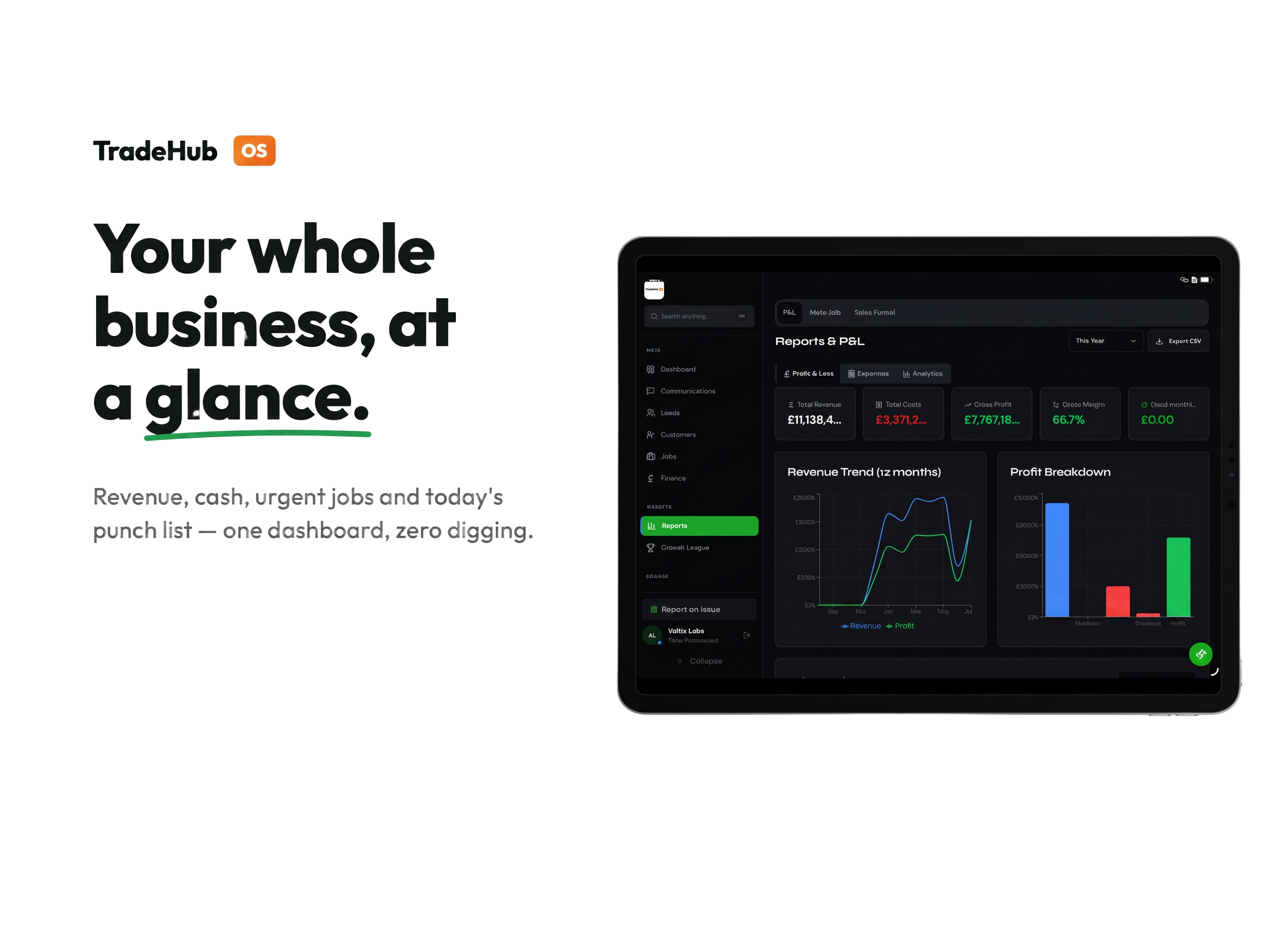 TradeHub OS Construction management software