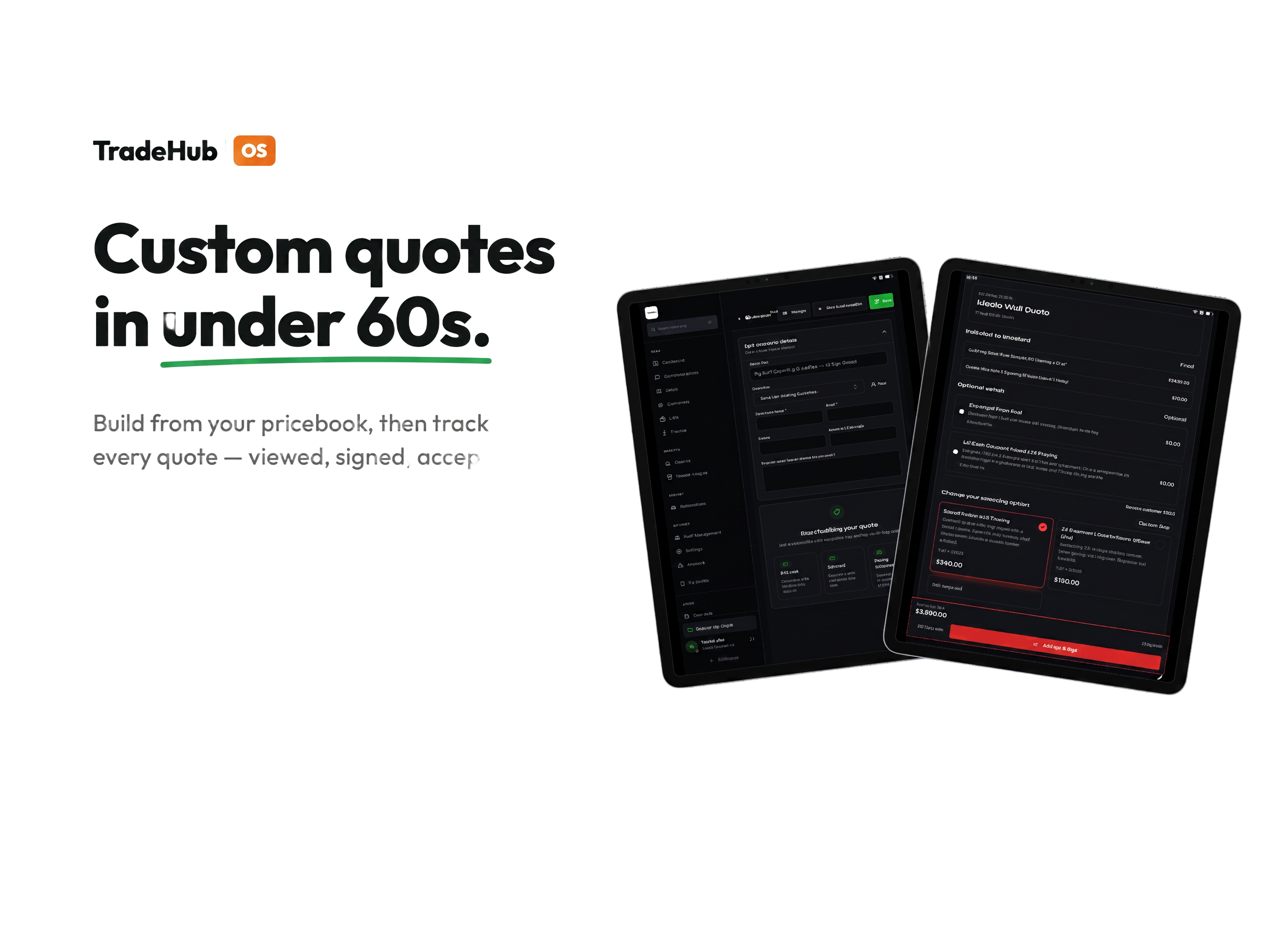TradeHub OS Kitchen & bathroom fitting software